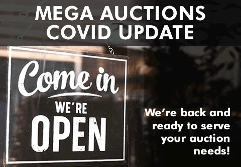 COVID UPDATE : We're back and ready to serve your auction needs!