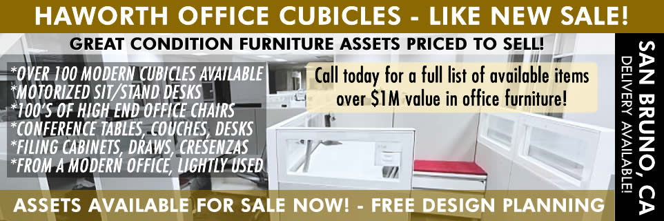 Direct Sale - Haworth Office Cubicles - Like NEW!