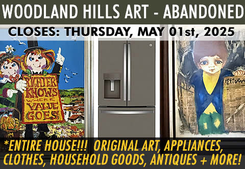 Online Auction 2025-05-01 - WOODLAND HILLS ART HOUSE! - Abandoned Property Auction